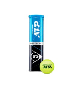 Мяч теннисный ATP Official 4B 601314 уп 4ш одобр ITF нат резина фетр Dunlop