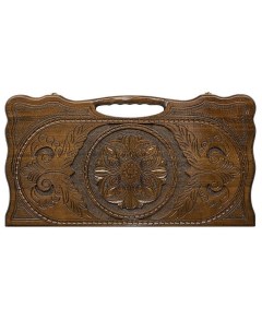 Нарды резные Армянский узор 5, с ручкой 60 kh049-6 Haleyan