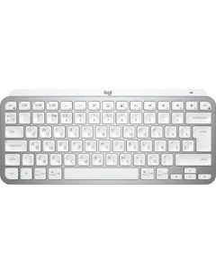 Клавиатура MX Keys Mini Minimalist Wireless Illuminated Keyboard PALE GREY RUS 2 4GHZ BT INTNL 920 0 Logitech
