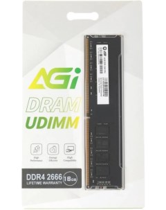 Модуль памяти DDR4 16GB 266616UD138 2666MHz UD138 RTL PC4 21300 DIMM 288 pin 1 2В Ret Agi