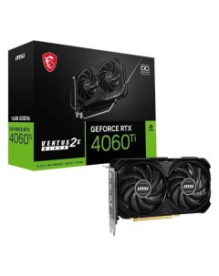 Видеокарта MSI GeForce RTX 4060 Ti VENTUS 2X Black GeForce RTX 4060 Ti VENTUS 2X Black Msi