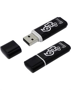 USB Flash Drive 64Gb Glossy Series Black SB64GBGS K Smartbuy