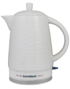 Чайник электрический KR 460C 1200 Вт белый 1 8 л керамика Endever