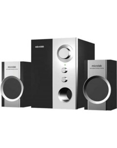 Колонки M 590 2 1 silver black 16 Вт RMS Microlab