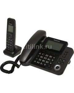 Радиотелефон KX TGF320RUM черный металлик Panasonic