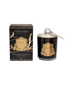 Свеча ароматическая French Morning Tea в стакане в упаковке Garda decor