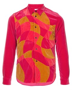 Comme des garcons pre owned рубашка со вставками s розовый Comme des garçons pre-owned