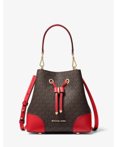 Сумка Mercer Gallery 30F9GZ5L1B BRN RED Small Michael kors