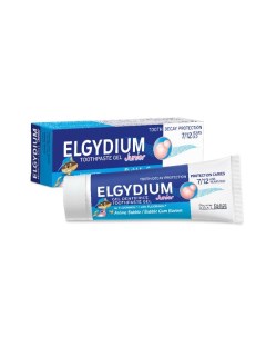 Паста гель зубная защита от кариеса для взрослых и детей Junior Aroma bubble Elgydium Эльгидиум 50мл Pierre fabre