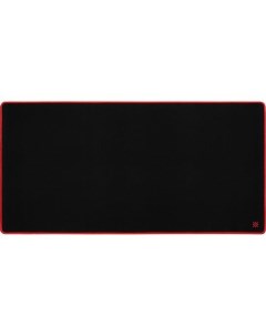 Коврик для мыши Black Ultra XXL черный красный ткань 900х450х3мм Defender