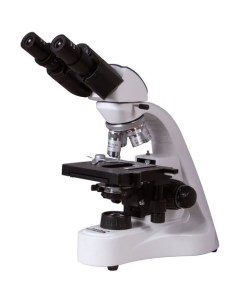 Микроскоп MED 10B световые оптические биологические 40 1000x на 4 объектива белый Levenhuk