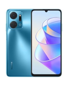 Смартфон X7a Plus 6 128 Gb синий океан Honor