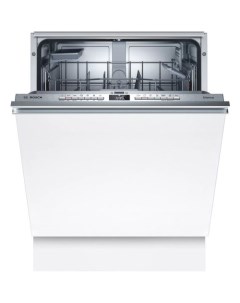 Встраиваемая посудомоечная машина Serie 4 SMV4HAX40E полноразмерная ширина 59 8см полновстраиваемая  Bosch