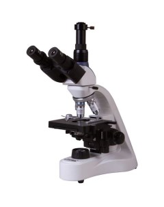 Микроскоп MED 10T световой оптический биологический 40 1000x на 4 объектива белый Levenhuk