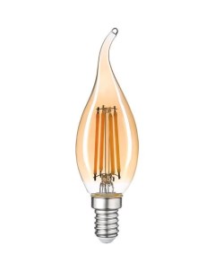 Лампа филаментная E14 свеча на ветру 9Вт TH B2119 одна шт Thomson