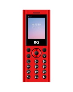 Сотовый телефон Barrel 1858 красный черный Bq