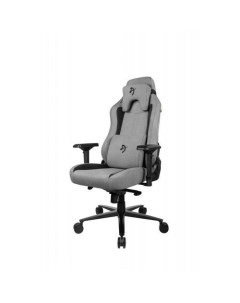 Кресло игровое Vernazza SuperSoft на колесиках ткань темно серый Arozzi