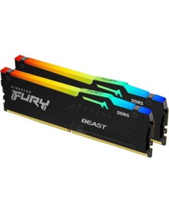 Оперативная память Fury Beast KF560C36BBEAK2 16 DDR5 2x 8ГБ 6000МГц DIMM Ret Kingston