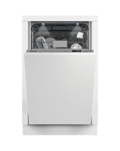 Встраиваемая посудомоечная машина HIS 2D85 DWT узкая ширина 44 8см полновстраиваемая загрузка 11 ком Hotpoint