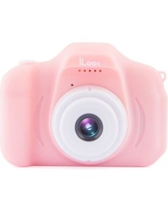 Цифровой компактный фотоаппарат iLook K330i детский розовый Rekam
