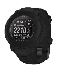 Смарт часы Instinct 2 Solar 23мм 2 3 черный черный Garmin