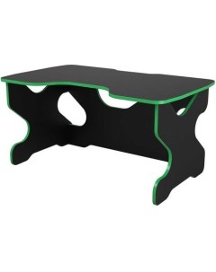 Стол игровой Райдер 1500 ЛДСП черный и зеленый Витал-пк