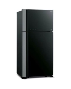 Холодильник двухкамерный R VG610PUC7 GBK инверторный черный Hitachi
