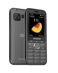 Сотовый телефон LINX B241 серый Digma