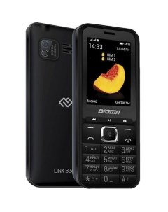Сотовый телефон LINX B241 черный Digma