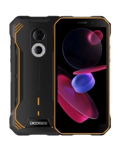Смартфон S51 4 64Gb оранжевый черный Doogee