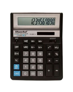 Калькулятор SH 888X 14 14 разрядный черный Silwerhof