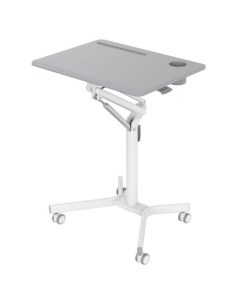 Стол для ноутбука регулируемый VM FDS101B МДФ серый Cactus