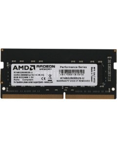 Оперативная память Radeon R7 Performance Series R748G2606S2S U DDR4 1x 8ГБ 2666МГц для ноутбуков SO  Amd