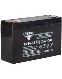 Аккумуляторная батарея для ИБП TNG6 12 6В 12Ач Rutrike