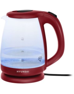 Чайник электрический HYK G1002 2200Вт бордовый Hyundai