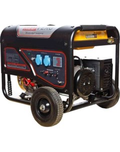 Бензиновый генератор RD G8000EN 220 В 6 5кВт на колёсах Redverg