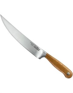 Нож кухонный 884822 филейный для мяса 150мм заточка прямая стальной дерево серебристый Tescoma