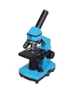 Микроскоп Rainbow 2L Plus световой оптический биологический 64 640х на 3 объектива голубой черный Levenhuk