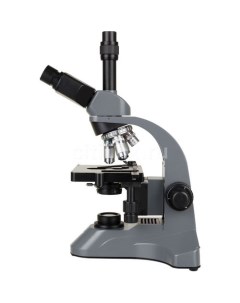Микроскоп 740T световой оптический биологический 40 2000x на 4 объектива серый черный Levenhuk