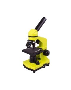 Микроскоп Rainbow 2L световой оптический биологический 40 400x на 3 объектива желтый черный Levenhuk