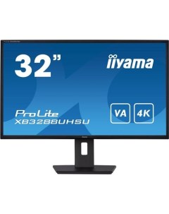 Монитор ProLite XB3288UHSU B5 31 5 черный Iiyama