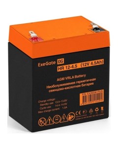 Аккумуляторная батарея для ИБП EX282961 12В 4 5Ач Exegate