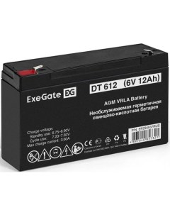 Аккумуляторная батарея для ИБП EP234537 6В 12Ач Exegate