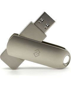Флешка USB DRIVE3 64ГБ USB3 0 серебристый Digma