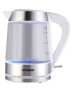 Чайник электрический HYK G3606 2200Вт белый и прозрачный Hyundai
