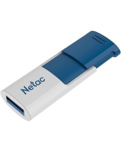 Флешка USB U182 64ГБ USB3 0 синий и белый Netac