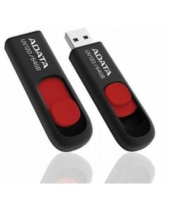 Флешка USB Classic C008 64ГБ USB2 0 красный и черный Adata