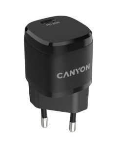 Сетевое зарядное устройство H 20 05 USB C 20Вт 3A черный Canyon