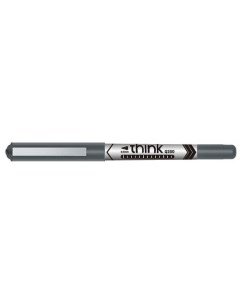 Ручка роллер Think EQ20020 корп серый d 0 5мм чернила черн одноразовая ручка стреловидный пи 12 шт к Deli