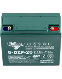 Аккумуляторная батарея для ИБП 6 DZF 20 12В 20Ач Rutrike